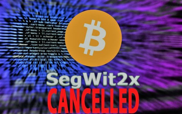 إلغاء Segwit2x