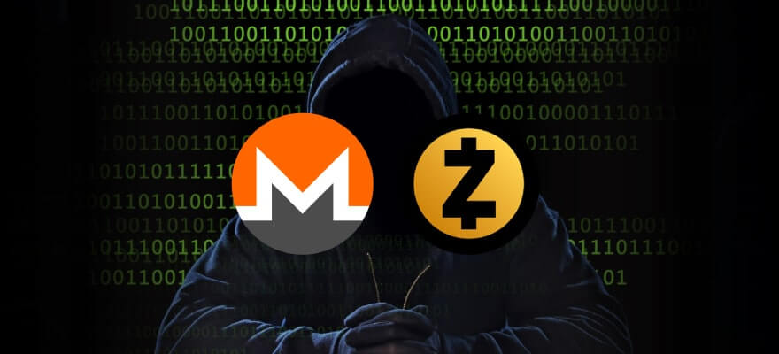 عملة المونيرو Monero XMR او عملة زدكاش Zcash ZEC