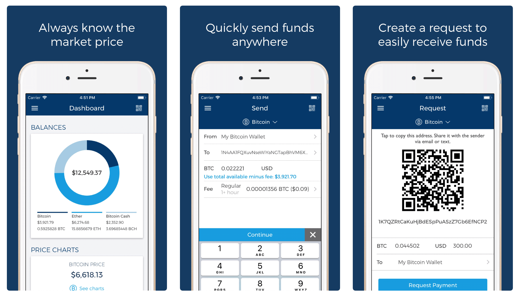 تطبيقات العملات الرقمية المشفرة