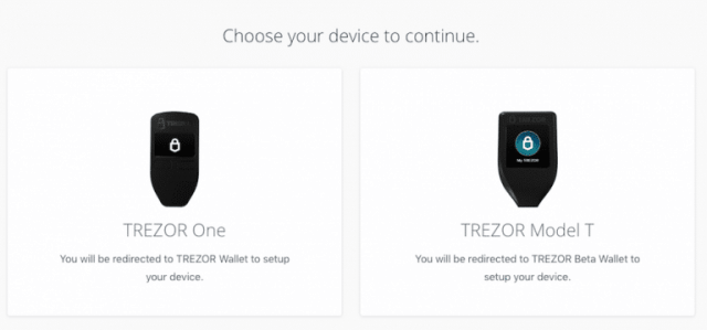 Trezor Model T