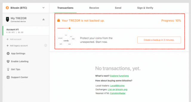 Trezor Model T