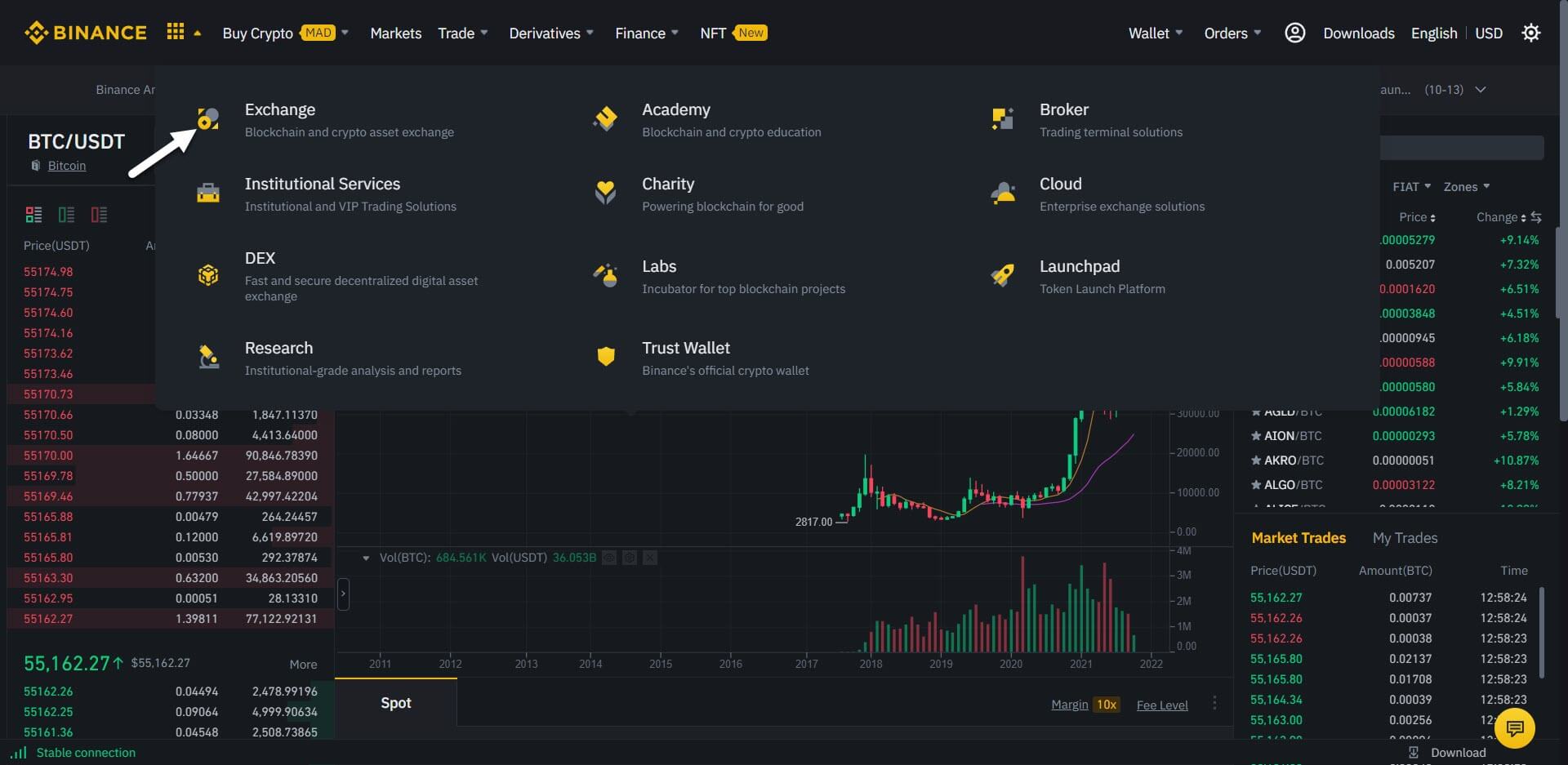 Binance Exchange