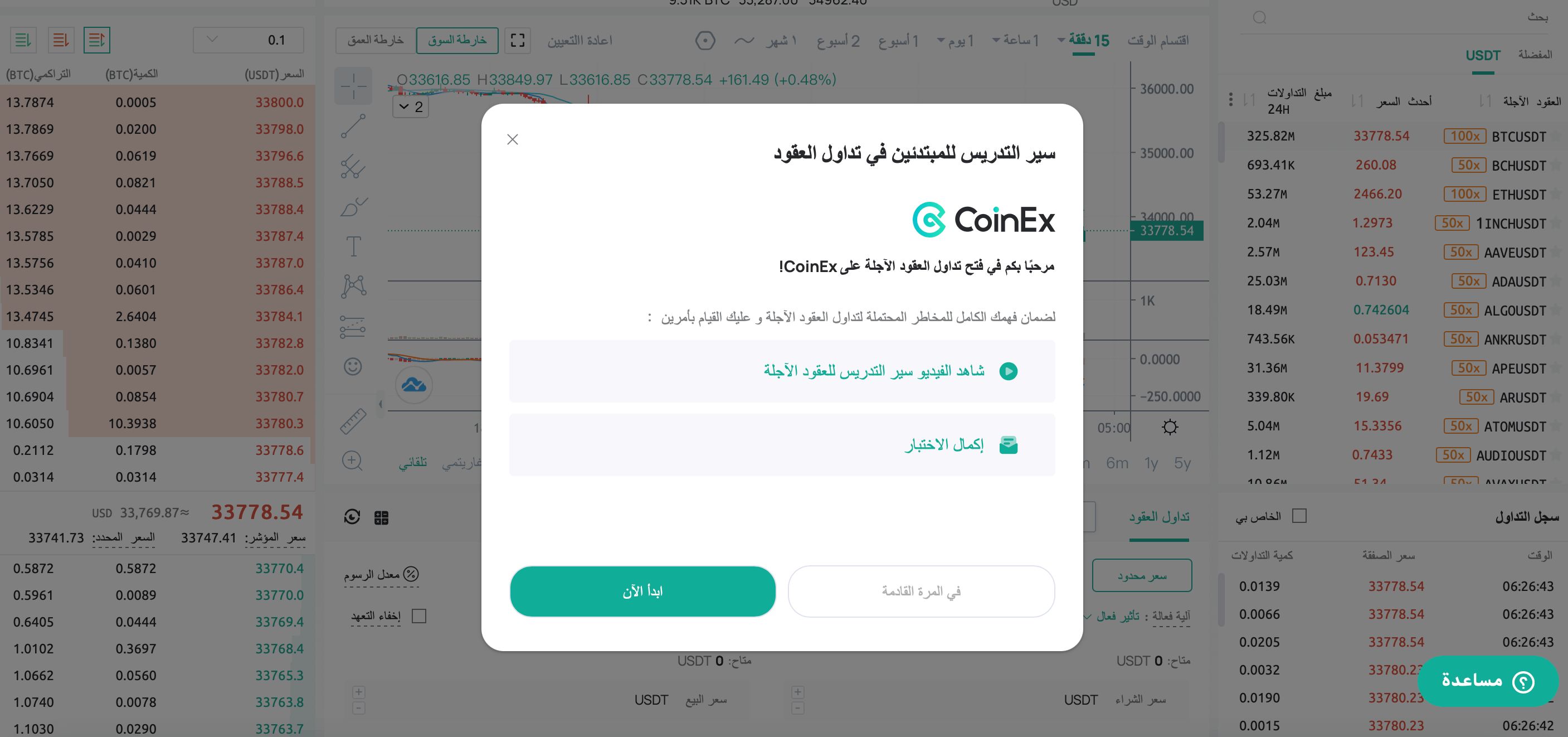 تعلم تداول العقود الآجلة