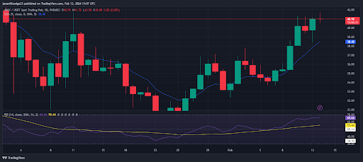 مخطط أسعار AVAX، المصدر: TradingView