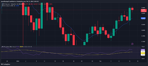 مخطط أسعار MATIC، المصدر: TradingView